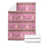 Australia Pink Galah Christmas Blanket Eolophus Roseicapilla Bottlebrush Seamless - Aussie Hoodie