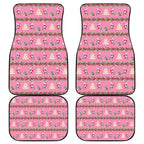Australia Pink Galah Christmas Car Mats Eolophus Roseicapilla Bottlebrush Seamless - Aussie Hoodie