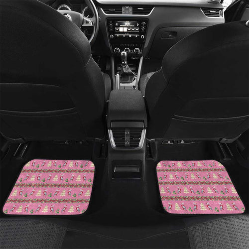 Australia Pink Galah Christmas Car Mats Eolophus Roseicapilla Bottlebrush Seamless - Aussie Hoodie