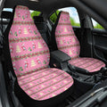 Australia Pink Galah Christmas Car Seat Cover Eolophus Roseicapilla Bottlebrush Seamless - Aussie Hoodie