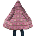 Australia Pink Galah Christmas Cloak Eolophus Roseicapilla Bottlebrush Seamless - Aussie Hoodie