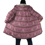 Australia Pink Galah Christmas Cloak Eolophus Roseicapilla Bottlebrush Seamless - Aussie Hoodie