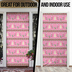 Australia Pink Galah Christmas Door Cover Eolophus Roseicapilla Bottlebrush Seamless - Aussie Hoodie