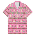 Australia Pink Galah Christmas Family Matching Mermaid Dress and Hawaiian Shirt Eolophus Roseicapilla Bottlebrush Seamless - Aussie Hoodie