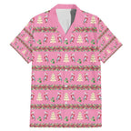 Australia Pink Galah Christmas Family Matching Mermaid Dress and Hawaiian Shirt Eolophus Roseicapilla Bottlebrush Seamless - Aussie Hoodie