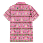 Australia Pink Galah Christmas Family Matching Mermaid Dress and Hawaiian Shirt Eolophus Roseicapilla Bottlebrush Seamless - Aussie Hoodie