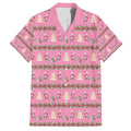Australia Pink Galah Christmas Family Matching Off The Shoulder Long Sleeve Dress and Hawaiian Shirt Eolophus Roseicapilla Bottlebrush Seamless - Aussie Hoodie