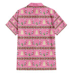 Australia Pink Galah Christmas Family Matching Off Shoulder Short Dress and Hawaiian Shirt Eolophus Roseicapilla Bottlebrush Seamless - Aussie Hoodie