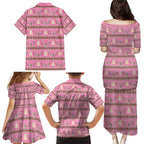 Australia Pink Galah Christmas Family Matching Puletasi and Hawaiian Shirt Eolophus Roseicapilla Bottlebrush Seamless - Aussie Hoodie
