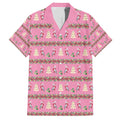 Australia Pink Galah Christmas Family Matching Puletasi and Hawaiian Shirt Eolophus Roseicapilla Bottlebrush Seamless - Aussie Hoodie