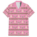 Australia Pink Galah Christmas Family Matching Short Sleeve Bodycon Dress and Hawaiian Shirt Eolophus Roseicapilla Bottlebrush Seamless - Aussie Hoodie