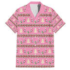 Australia Pink Galah Christmas Family Matching Short Sleeve Bodycon Dress and Hawaiian Shirt Eolophus Roseicapilla Bottlebrush Seamless - Aussie Hoodie