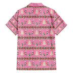 Australia Pink Galah Christmas Family Matching Short Sleeve Bodycon Dress and Hawaiian Shirt Eolophus Roseicapilla Bottlebrush Seamless - Aussie Hoodie