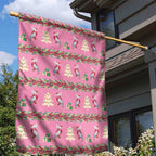 Australia Pink Galah Christmas Garden Flag Eolophus Roseicapilla Bottlebrush Seamless - Aussie Hoodie