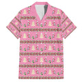 Australia Pink Galah Christmas Hawaiian Shirt Eolophus Roseicapilla Bottlebrush Seamless - Aussie Hoodie