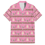 Australia Pink Galah Christmas Hawaiian Shirt Eolophus Roseicapilla Bottlebrush Seamless - Aussie Hoodie