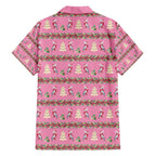 Australia Pink Galah Christmas Hawaiian Shirt Eolophus Roseicapilla Bottlebrush Seamless - Aussie Hoodie