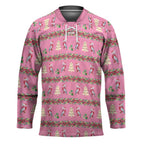 Australia Pink Galah Christmas Hockey Jersey Eolophus Roseicapilla Bottlebrush Seamless - Aussie Hoodie