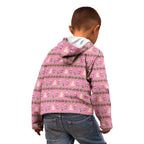 Australia Pink Galah Christmas Kid Hoodie Eolophus Roseicapilla Bottlebrush Seamless - Aussie Hoodie