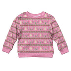 Australia Pink Galah Christmas Kid Ugly Christmas Sweater Eolophus Roseicapilla Bottlebrush Seamless - Aussie Hoodie