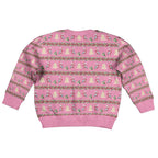 Australia Pink Galah Christmas Kid Ugly Christmas Sweater Eolophus Roseicapilla Bottlebrush Seamless - Aussie Hoodie