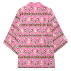 Australia Pink Galah Christmas Kimono Eolophus Roseicapilla Bottlebrush Seamless - Aussie Hoodie