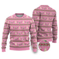 Australia Pink Galah Christmas Ugly Christmas Sweater Eolophus Roseicapilla Bottlebrush Seamless - Aussie Hoodie
