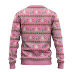 Australia Pink Galah Christmas Ugly Christmas Sweater Eolophus Roseicapilla Bottlebrush Seamless - Aussie Hoodie