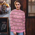 Australia Pink Galah Christmas Ugly Christmas Sweater Eolophus Roseicapilla Bottlebrush Seamless - Aussie Hoodie