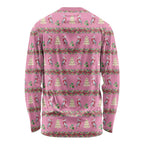 Australia Pink Galah Christmas Long Sleeve Shirt Eolophus Roseicapilla Bottlebrush Seamless - Aussie Hoodie