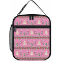 Australia Pink Galah Christmas Lunch Bag Eolophus Roseicapilla Bottlebrush Seamless