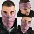 Australia Pink Galah Christmas Neck Gaiter Eolophus Roseicapilla Bottlebrush Seamless - Aussie Hoodie