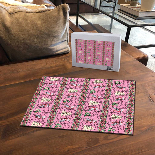 Australia Pink Galah Christmas Puzzle Eolophus Roseicapilla Bottlebrush Seamless - Aussie Hoodie