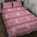 Australia Pink Galah Christmas Quilt Bed Set Eolophus Roseicapilla Bottlebrush Seamless - Aussie Hoodie