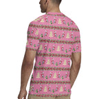 Australia Pink Galah Christmas Rugby Jersey Eolophus Roseicapilla Bottlebrush Seamless - Aussie Hoodie