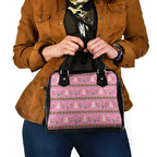 Australia Pink Galah Christmas Shoulder Handbag Eolophus Roseicapilla Bottlebrush Seamless - Aussie Hoodie