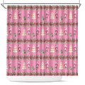 Australia Pink Galah Christmas Shower Curtain Eolophus Roseicapilla Bottlebrush Seamless - Aussie Hoodie