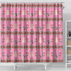 Australia Pink Galah Christmas Shower Curtain Eolophus Roseicapilla Bottlebrush Seamless - Aussie Hoodie