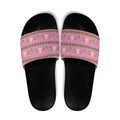 Australia Pink Galah Christmas Slide Sandals Eolophus Roseicapilla Bottlebrush Seamless - Aussie Hoodie