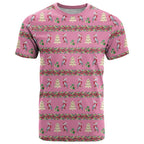 Australia Pink Galah Christmas T Shirt Eolophus Roseicapilla Bottlebrush Seamless - Aussie Hoodie