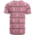 Australia Pink Galah Christmas T Shirt Eolophus Roseicapilla Bottlebrush Seamless - Aussie Hoodie