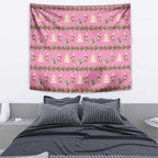 Australia Pink Galah Christmas Tapestry Eolophus Roseicapilla Bottlebrush Seamless - Aussie Hoodie