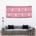 Australia Pink Galah Christmas Tapestry Eolophus Roseicapilla Bottlebrush Seamless - Aussie Hoodie