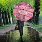 Australia Pink Galah Christmas Umbrella Eolophus Roseicapilla Bottlebrush Seamless - Aussie Hoodie