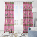 Australia Pink Galah Christmas Window Curtain Eolophus Roseicapilla Bottlebrush Seamless - Aussie Hoodie