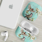 Australia Red Wattlebird AirPods Case Eucalyptus Alba Indigenous Art - Aussie Hoodie