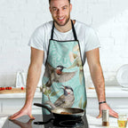 Australia Red Wattlebird Apron Eucalyptus Alba Indigenous Art - Aussie Hoodie