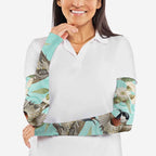 Australia Red Wattlebird Arm Sleeves Eucalyptus Alba Indigenous Art - Aussie Hoodie