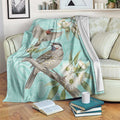 Australia Red Wattlebird Blanket Eucalyptus Alba Indigenous Art - Aussie Hoodie