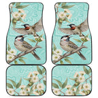 Australia Red Wattlebird Car Mats Eucalyptus Alba Indigenous Art - Aussie Hoodie